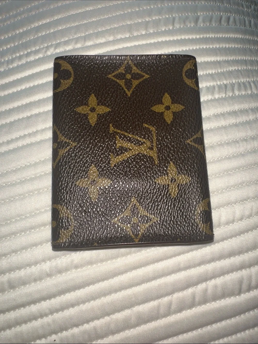 Louis Vuitton Monogram Canvas Card Holder - Brown & Gold